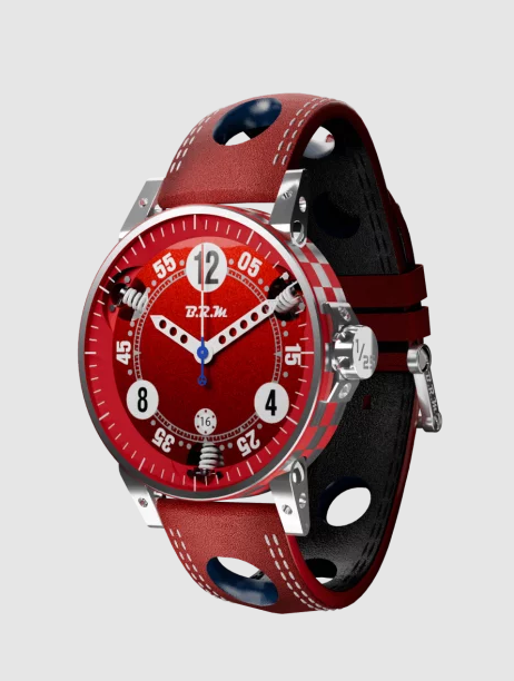 Review High Quality B.R.M Replica Watches For Sale BRM Racing V6-44-SA Red ColorDrive